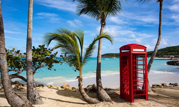 Telephone Box Beach in Antigua