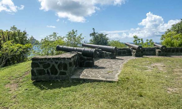 Cannons at Fort George, Grenada