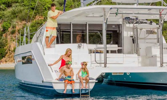 Family fun on a Martinique yacht charter.