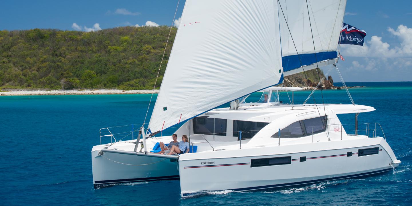 Moorings 4800 Club Bareboat Charter in Tahiti Virgin Island Sailing®