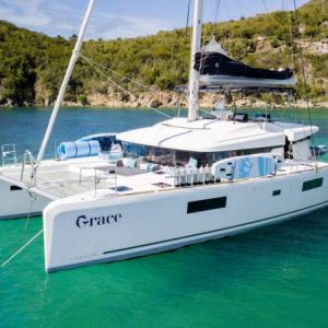 GRACE Lagoon 52 Crewed Charters in US Virgin Islands