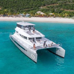 VOYAGE 650 Power Cat Captain Only Charters in British Virgin Islands
