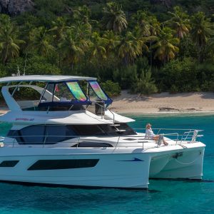 Aquila 443 Power Cat Bareboat Charter in British Virgin Islands