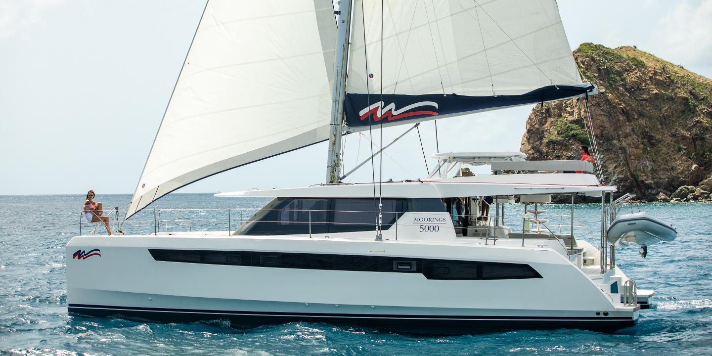 Moorings 5000 5-Cabin Exclusive Bareboat Charter in British Virgin Islands