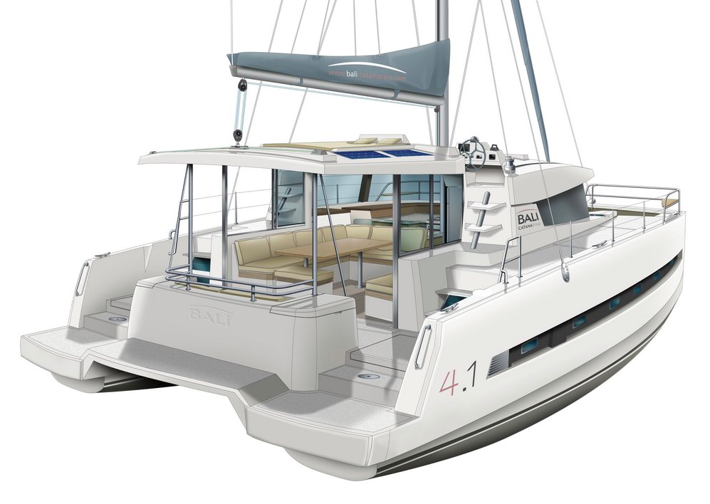 Bali 4.1 - 4 cab. CLASS Bareboat Charter in Italy