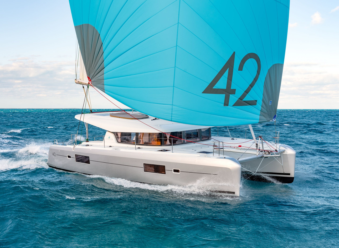 Lagoon 42 - 4 + 2 cab. CLASS Bareboat Charter in France