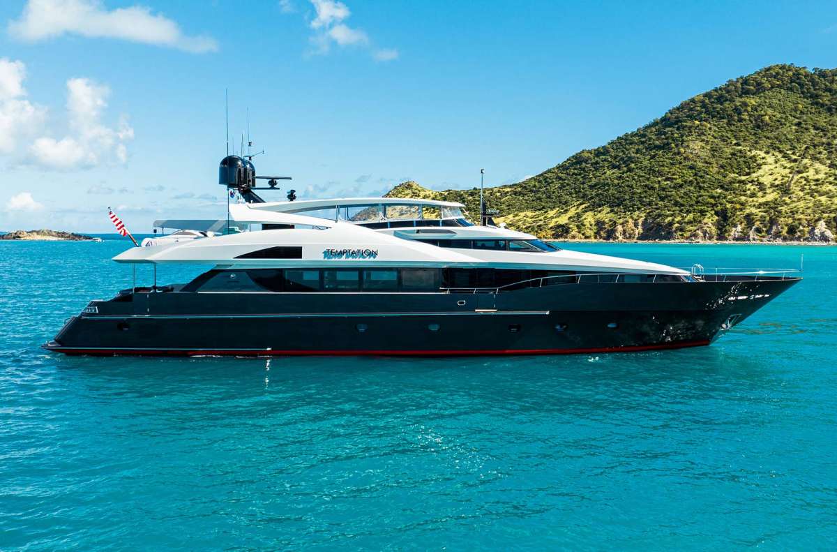 TEMPTATION Superyacht Charters in British Virgin Islands