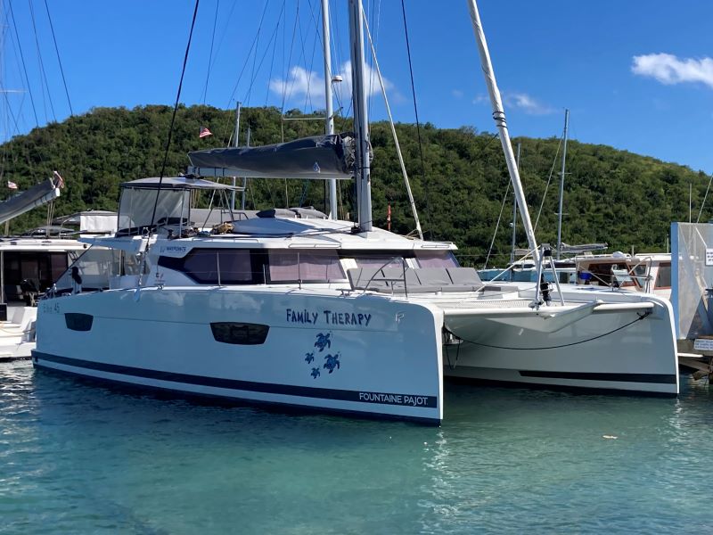 Family Therapy Bareboat Charter in US Virgin Islands