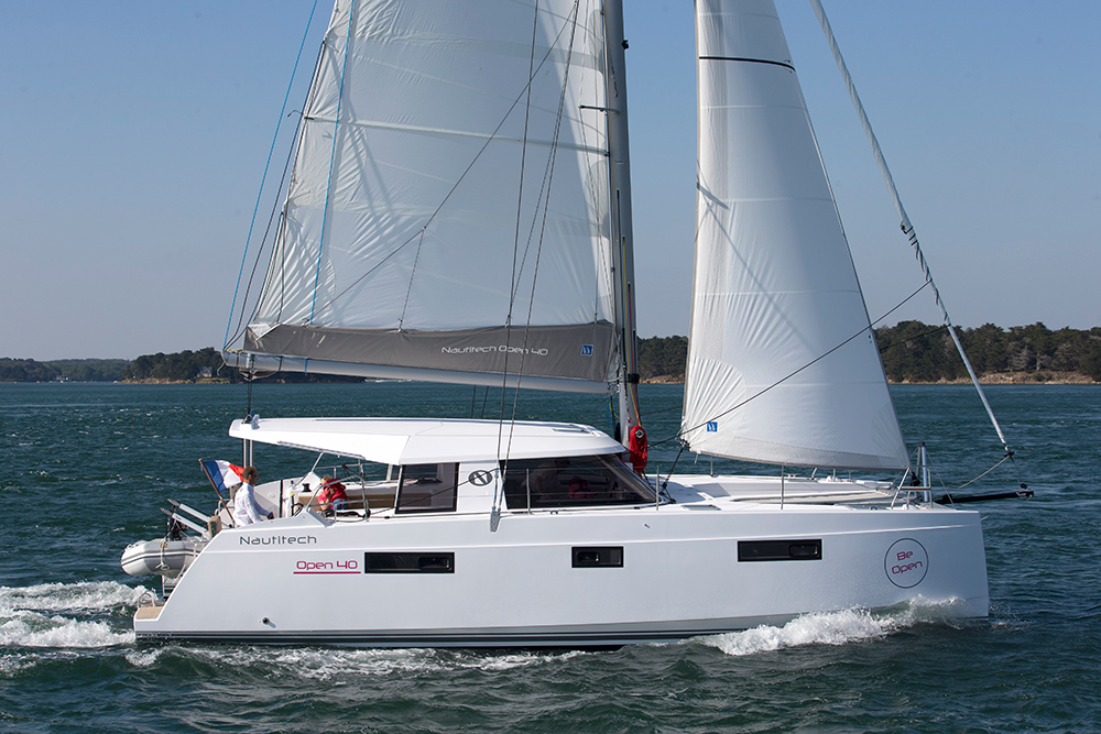 Nautitech 40 Open - 4 + 2 cab. CLASS Bareboat Charter in France