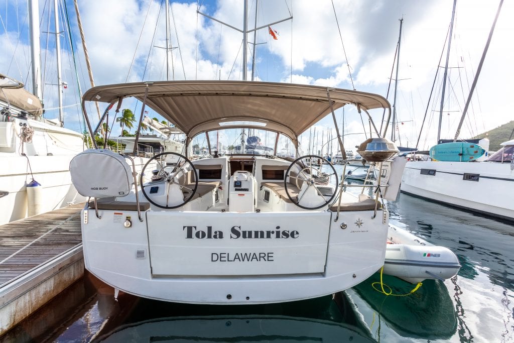 Tola Sunrise Bareboat Charter in British Virgin Islands
