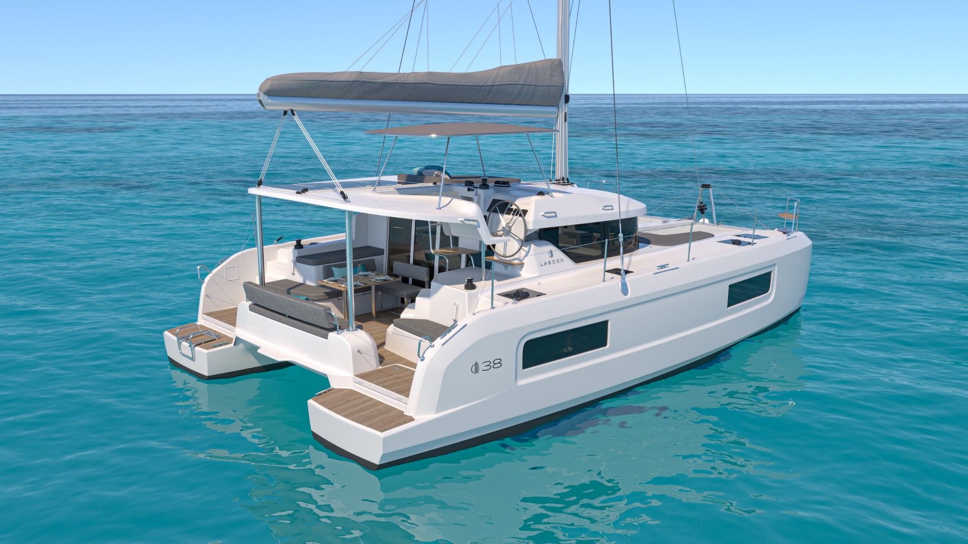 Lagoon 38 - 4 + 2 cab. PRESTIGE Bareboat Charter in Greece