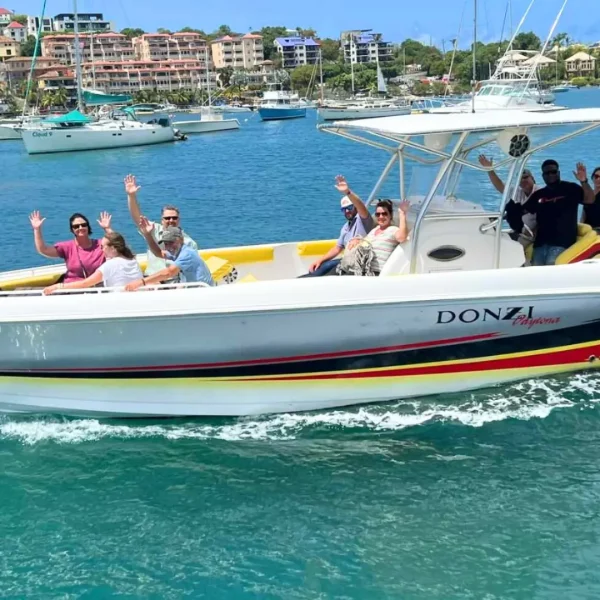 BVI Yacht transfers water taxi