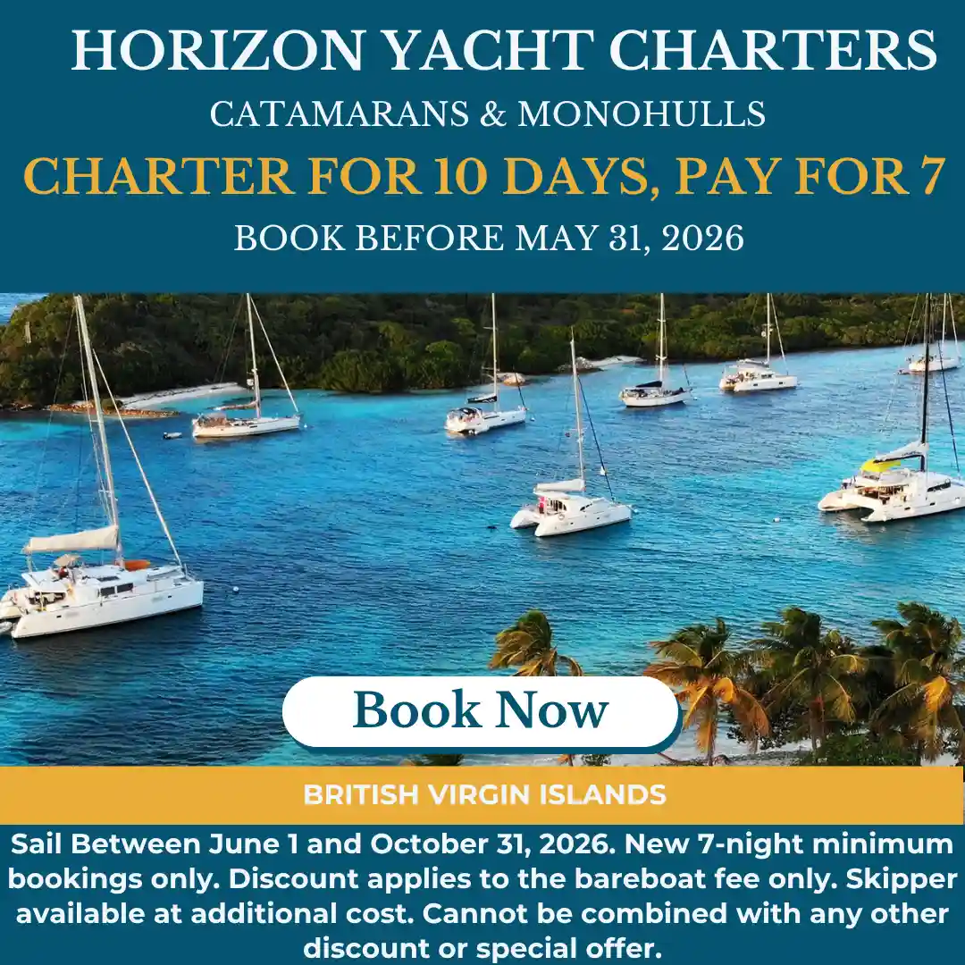 Horizon yacht charter special rates