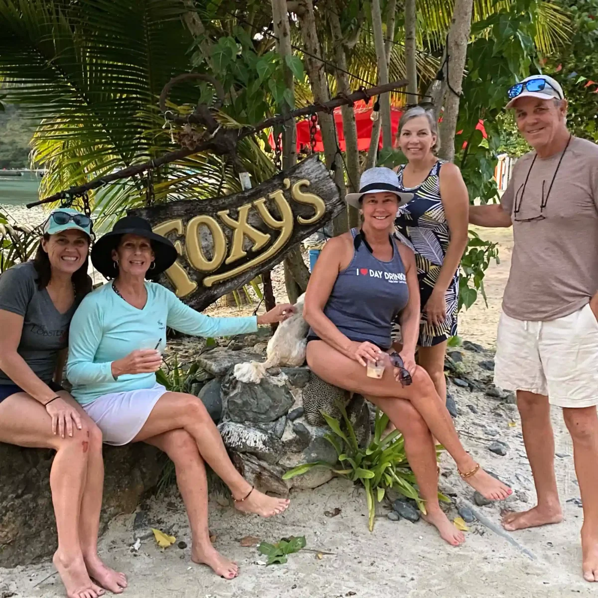 summer yacht charter in the bvi at foxys in jost van dyke