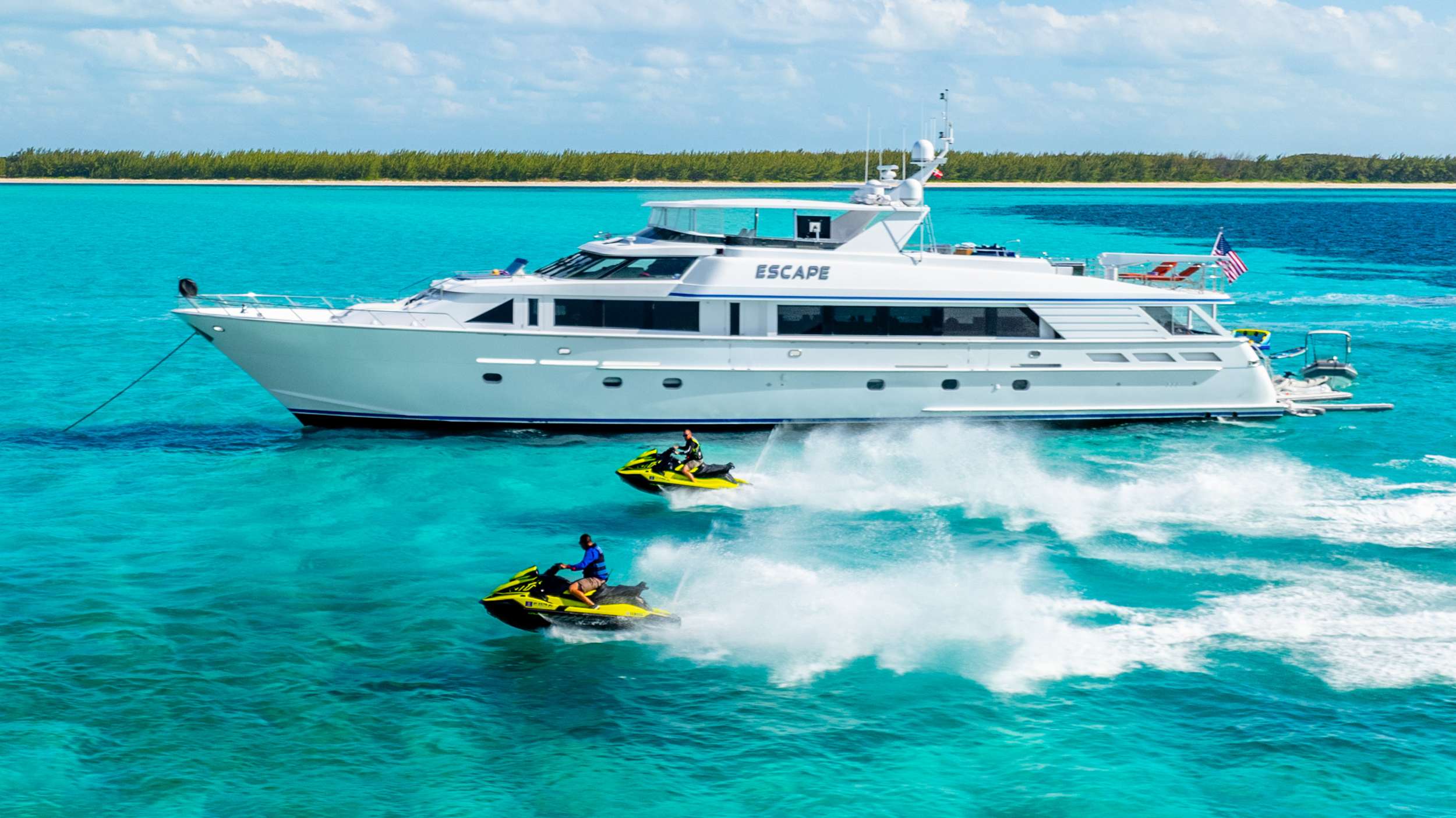 ESCAPE Superyacht Charters in Bahamas - Nassau Superyachts