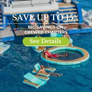 big savings on crewed catamaran charters