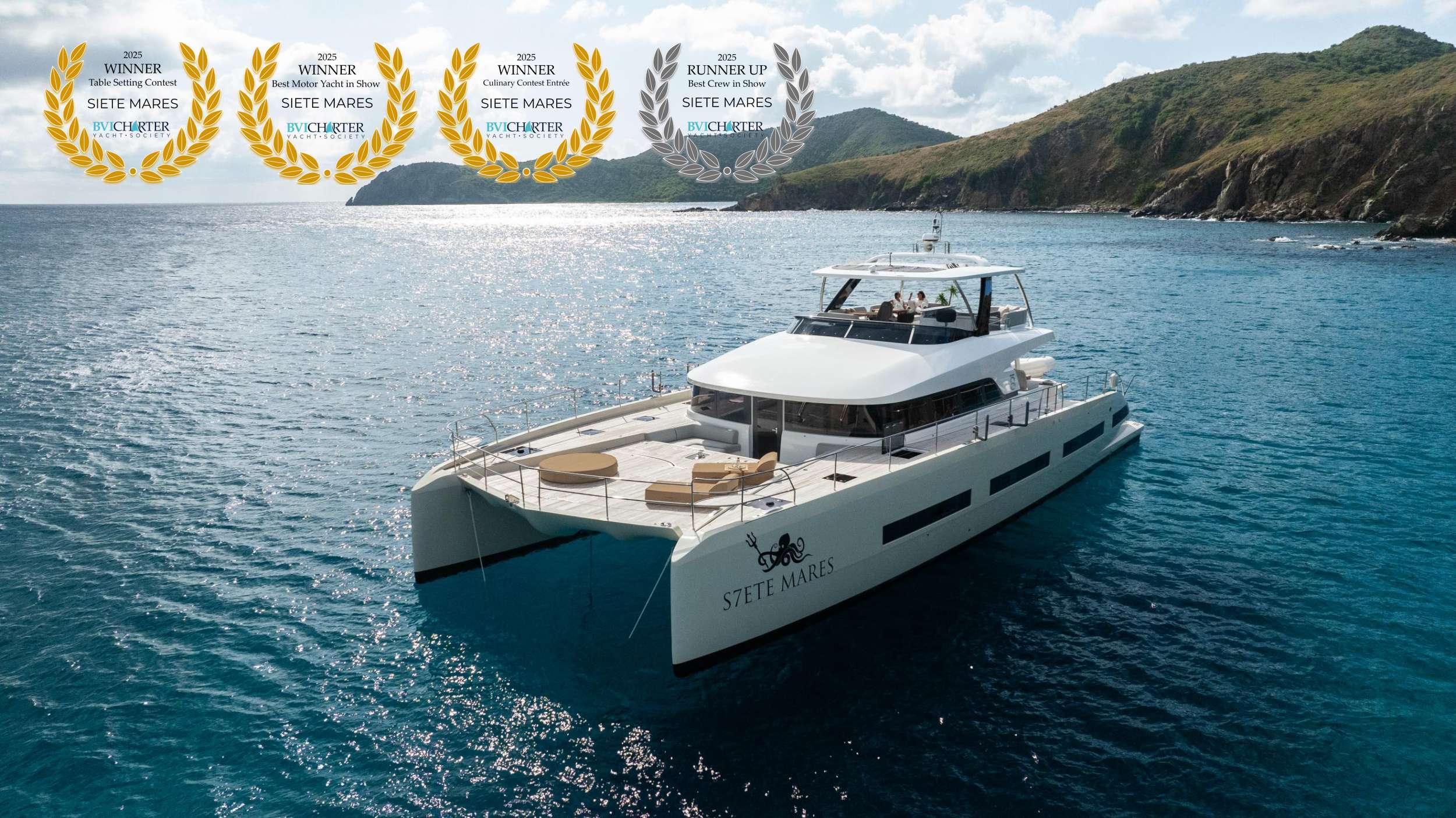 SIETE MARES Crewed Charters in British Virgin Islands