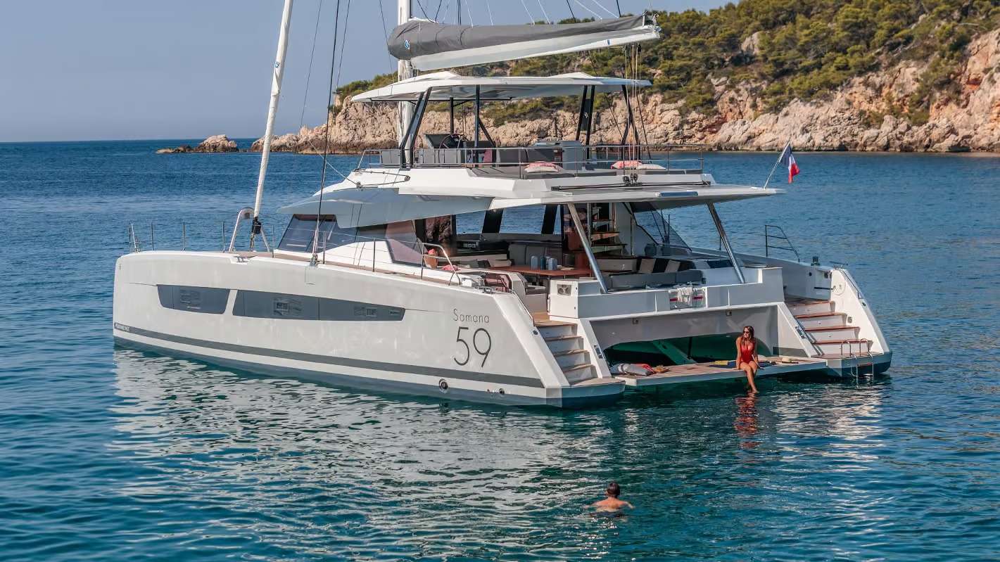 Samana 59 LA PERLE Crewed Charters in British Virgin Islands