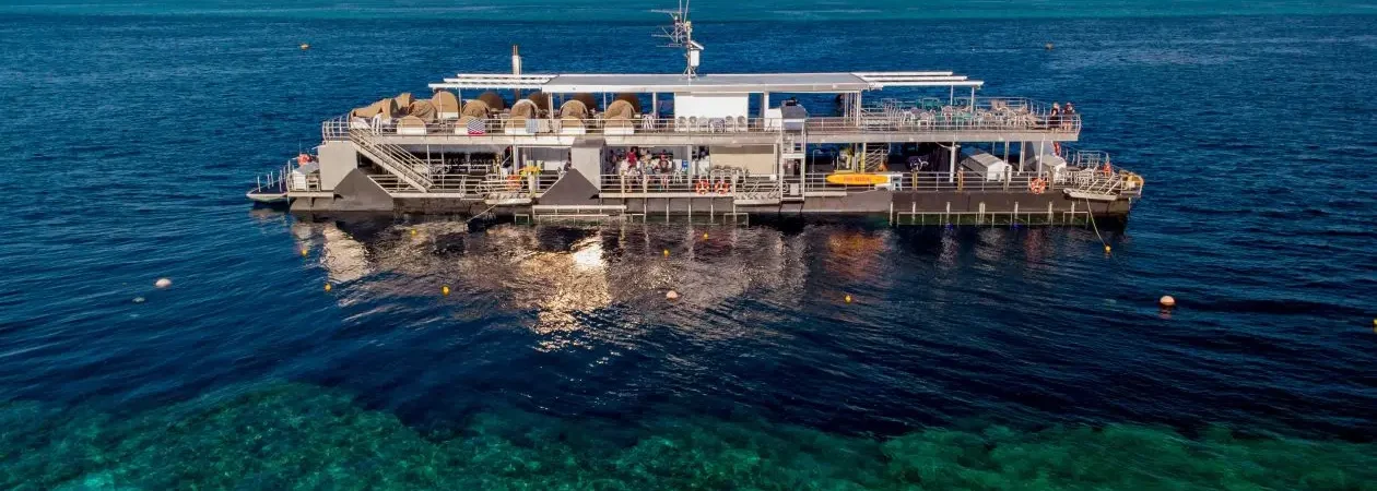 Hardy Reef Pontoon great barrier reef whitsundays vacation