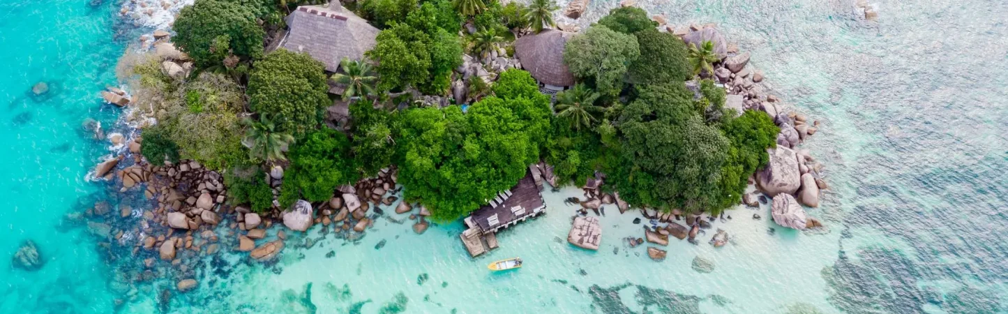 Saint Anne Marine National Park in the Seychelles Indian Ocean